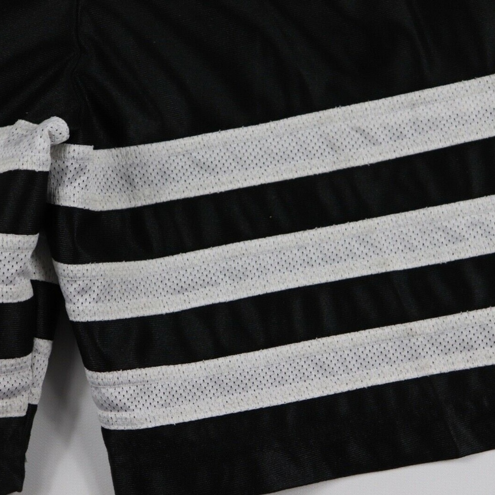 Vintage New Adidas Striped Spell Out Shorts Black - Picture 6 of 6